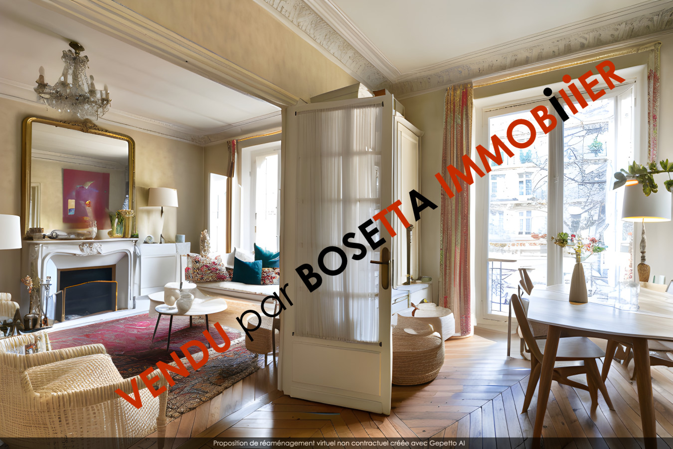 Photos n°1 : Appartement 3 chambres PARIS 17