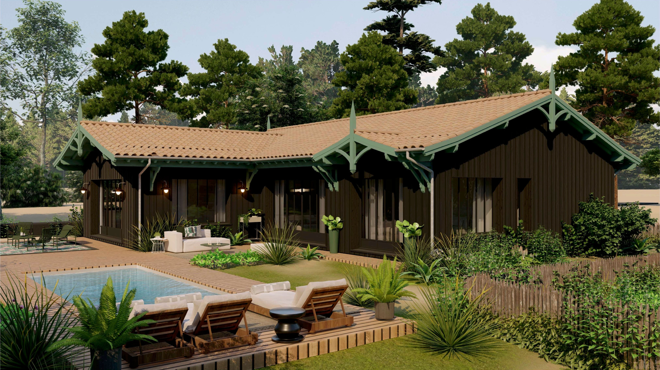 Photos n°1 : Villa 5 chambres CAP FERRET 