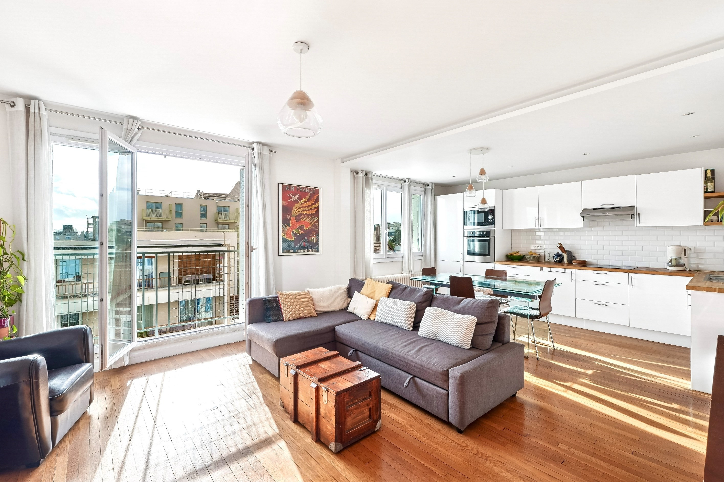 Photos n°1 : Appartement 3 chambres COURBEVOIE 