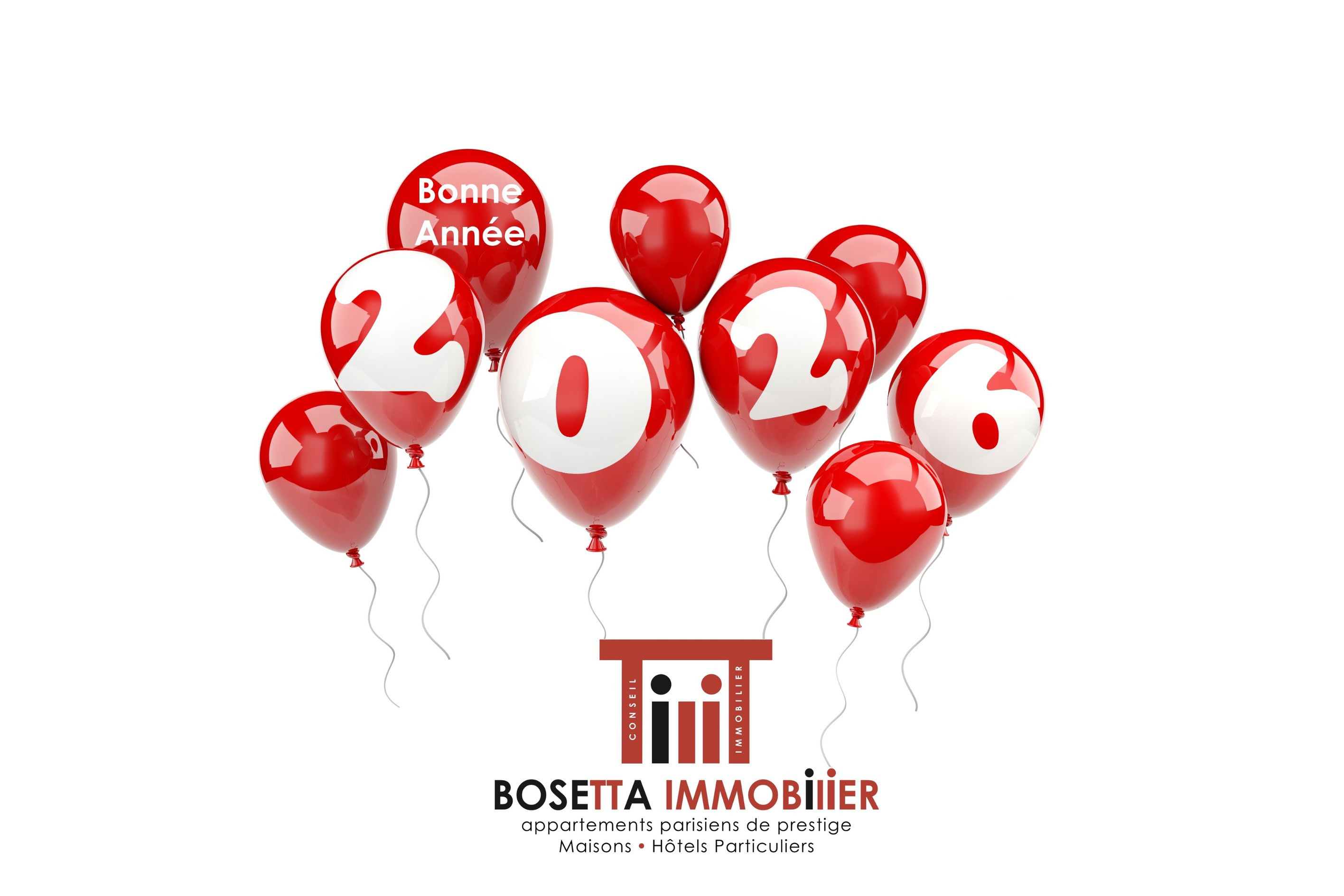 Photos n°1 : BOSETTA IMMOBILIER vous souhaite une EXCELLENTE ANNÉE 2026 !